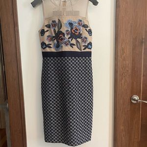 Anthropology Mixed Media sheath dress